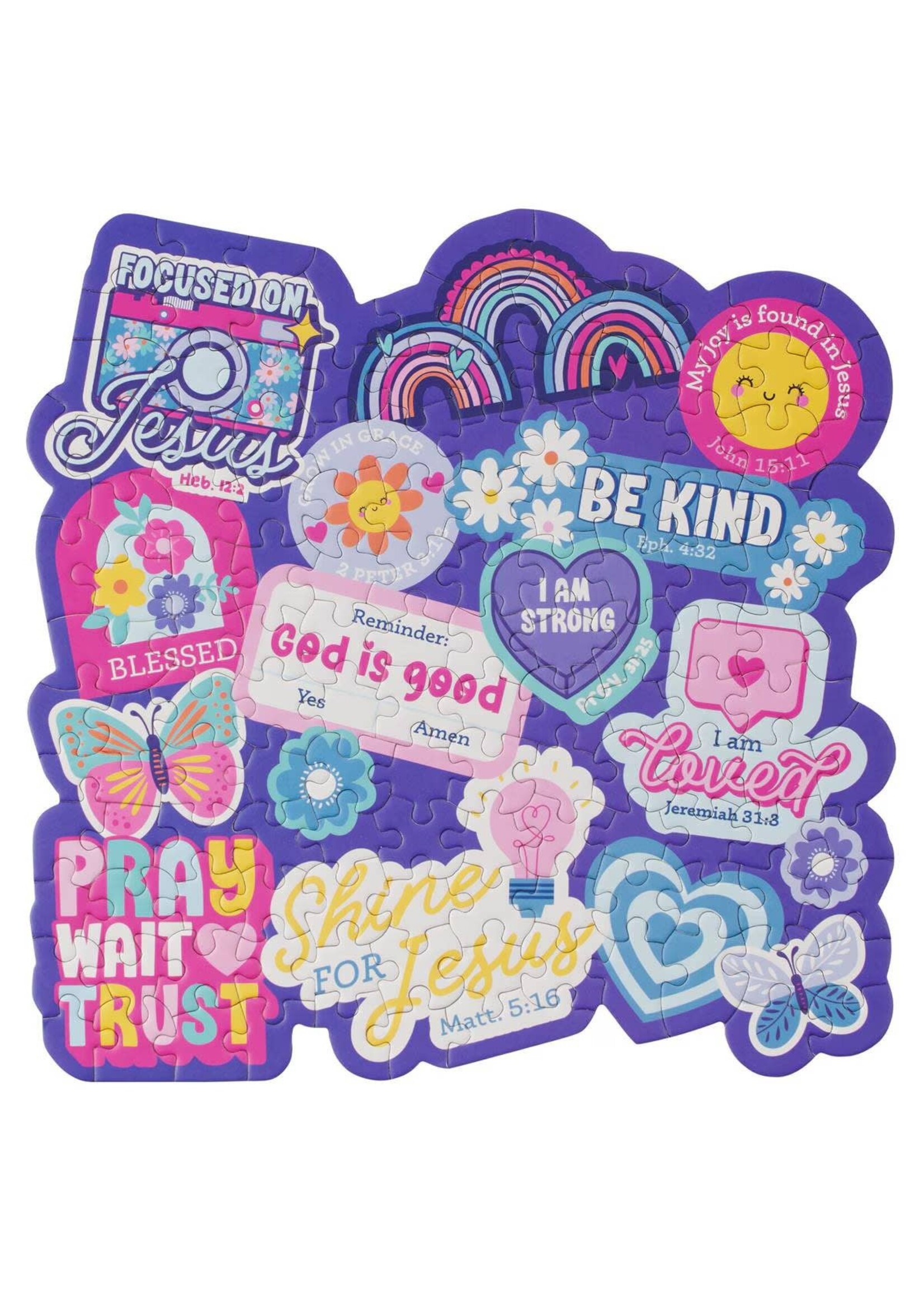 Shine for Jesus Sticker Mini Puzzle