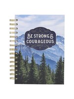 Be Strong & Courageous Spiral Journal - Joshua 1:9