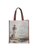 Lighthouse Reusable Canvas Bag - I Have Made You - Isaiah 46:4