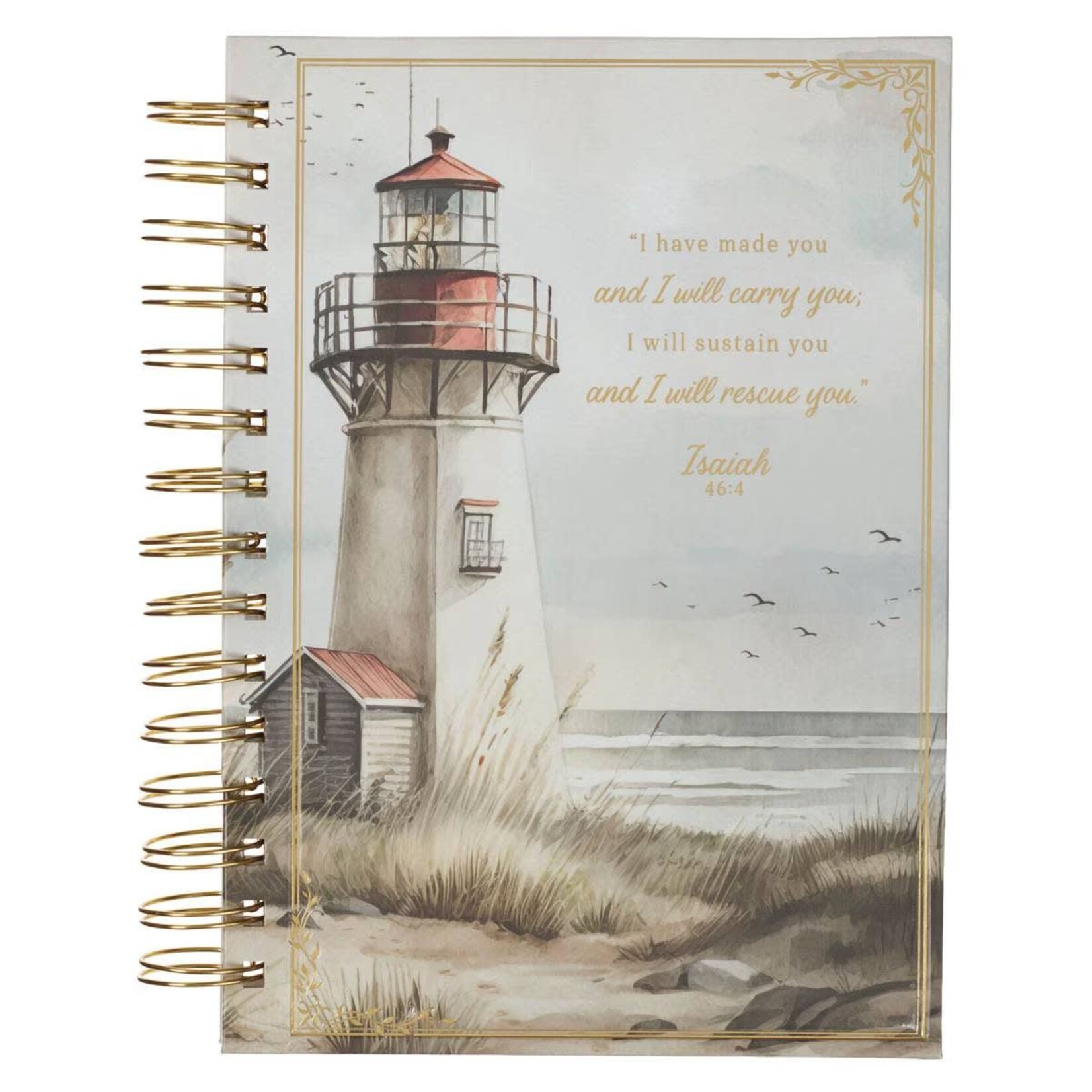 Lighthouse Spiral Journal - I Have Made You - Isaiah 46:4