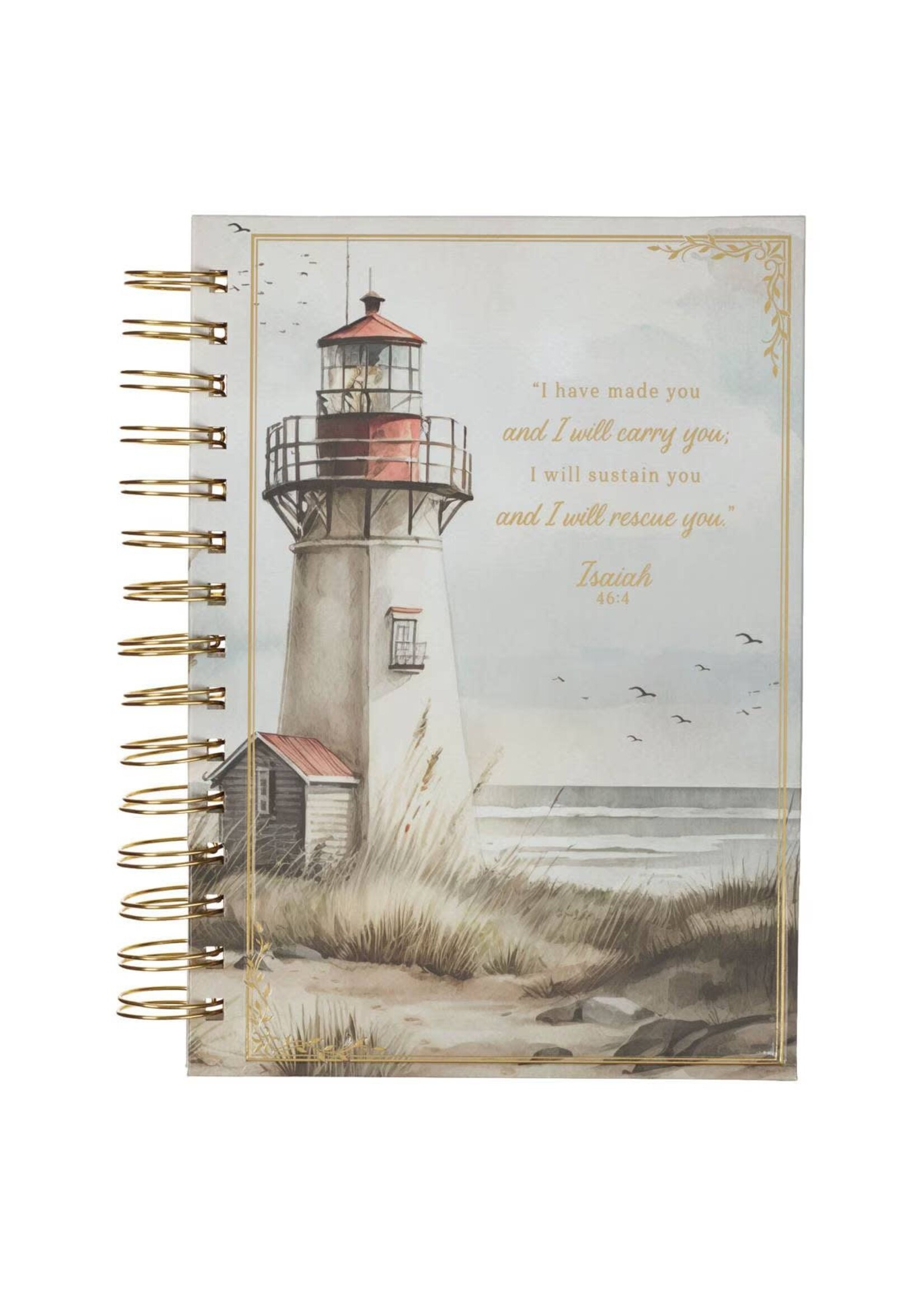 Lighthouse Spiral Journal - I Have Made You - Isaiah 46:4