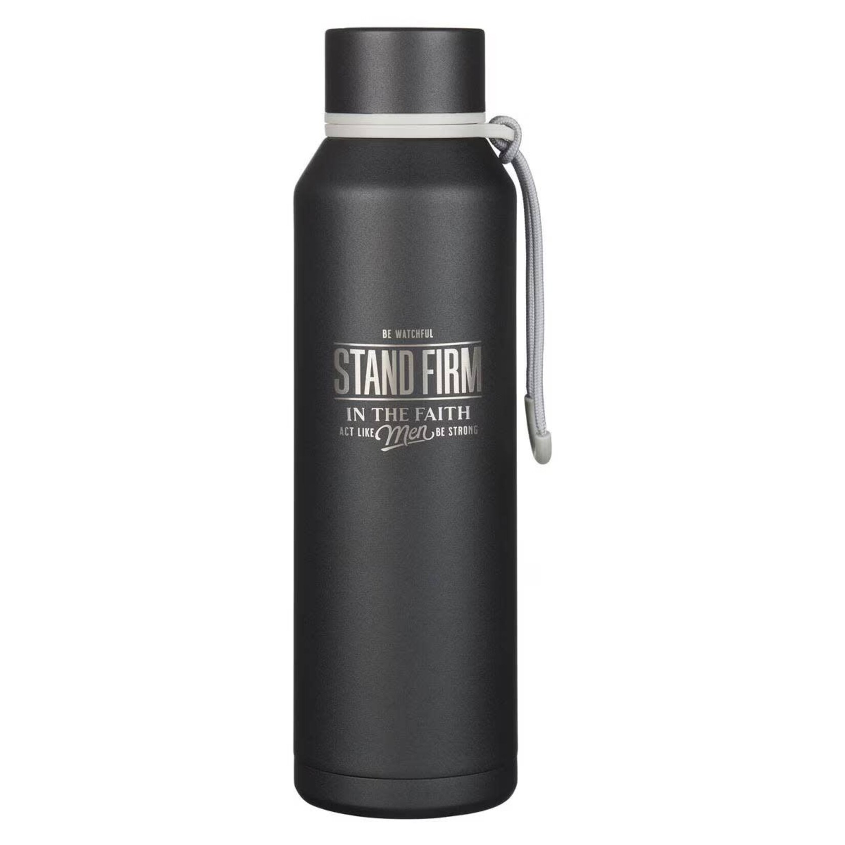 Stand Firm in the Faith Stainless Steel Water Bottle - 1 Corinthians 16:13