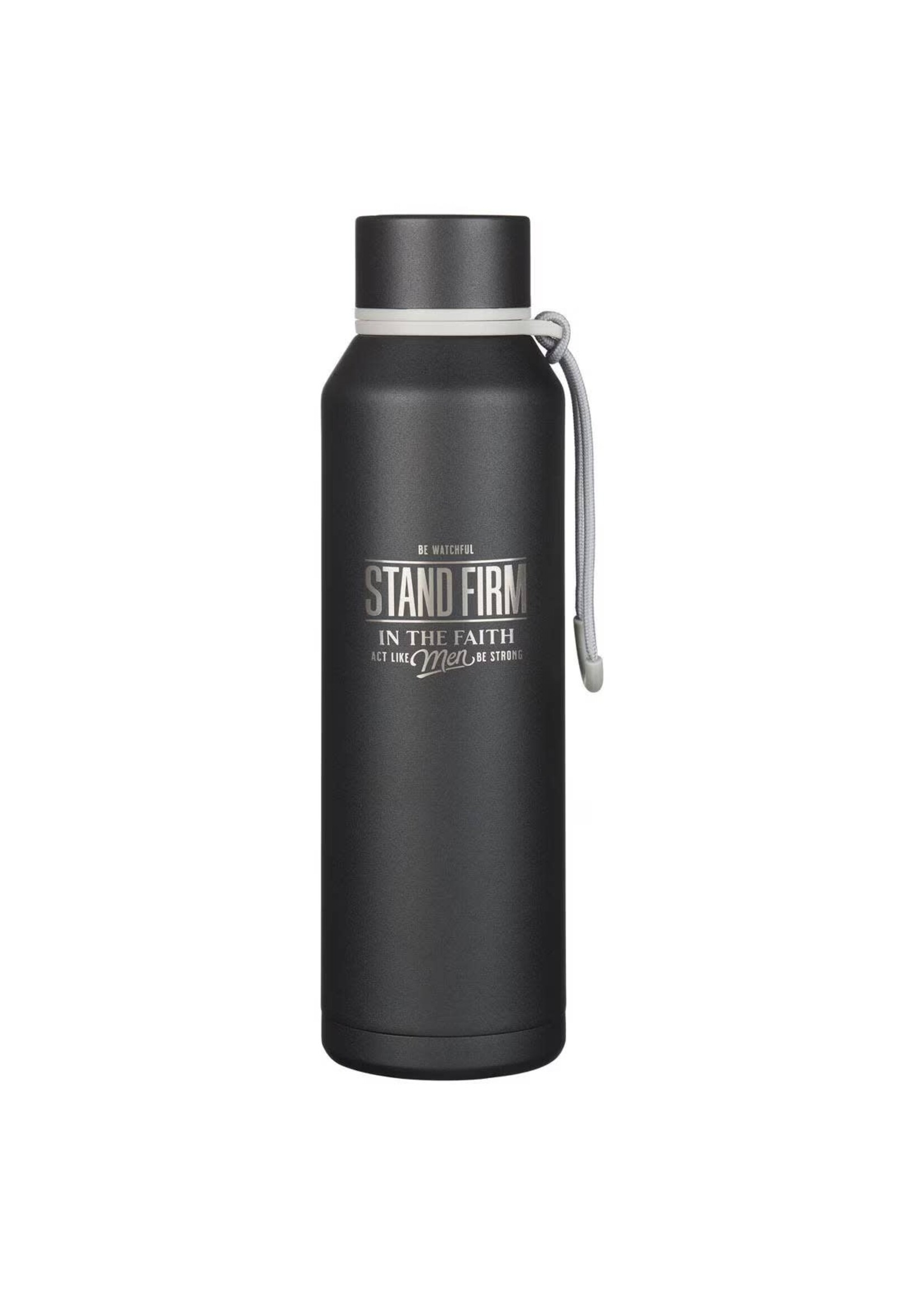 Stand Firm in the Faith Stainless Steel Water Bottle - 1 Corinthians 16:13