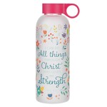 I Can Do All Things Glass Water Bottle - Philippians 4:13
