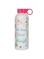 I Can Do All Things Glass Water Bottle - Philippians 4:13