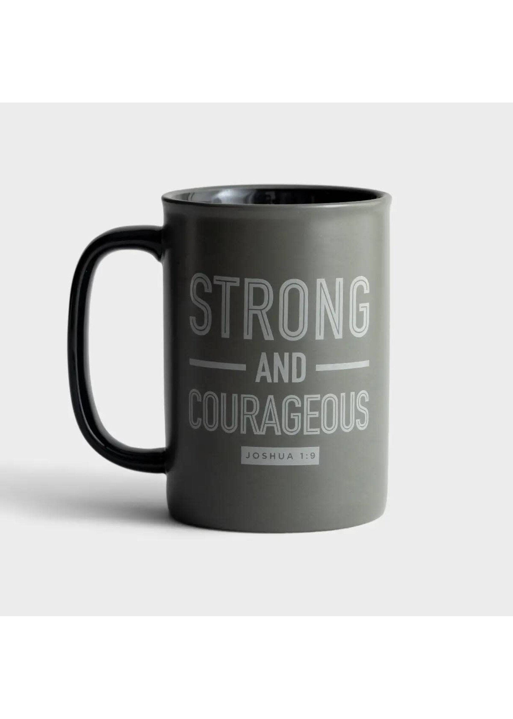 Dayspring Strong & Courageous 16 oz mug