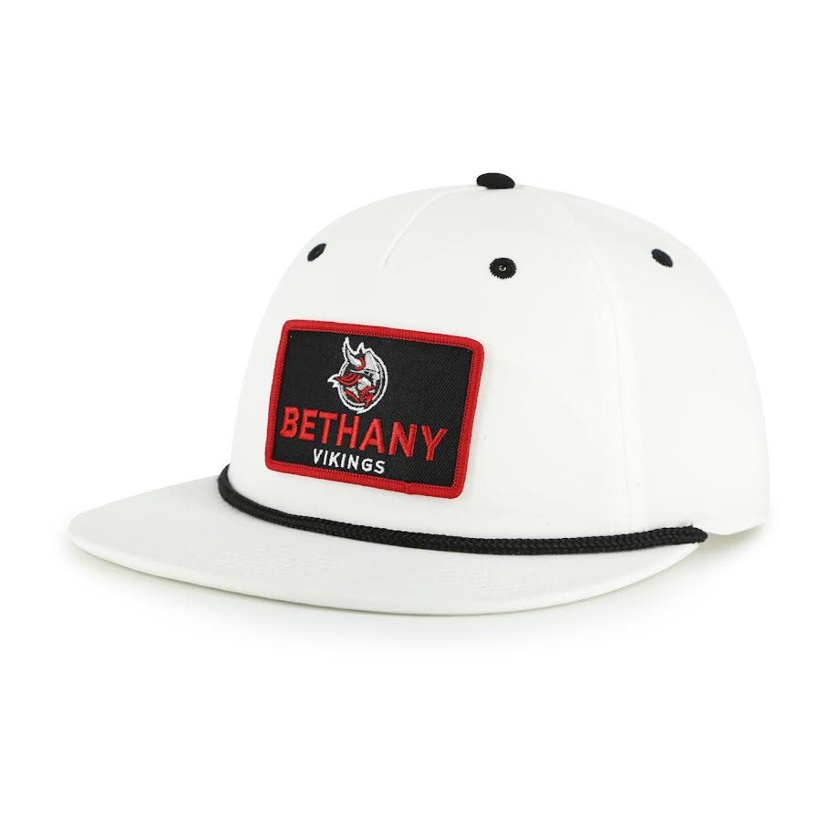 Bethany Vikings The Game white flat billed corded cap