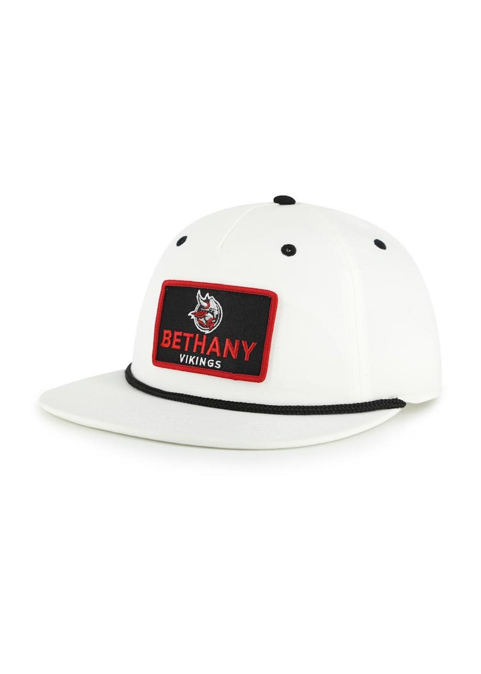 Bethany Vikings The Game white flat billed corded cap