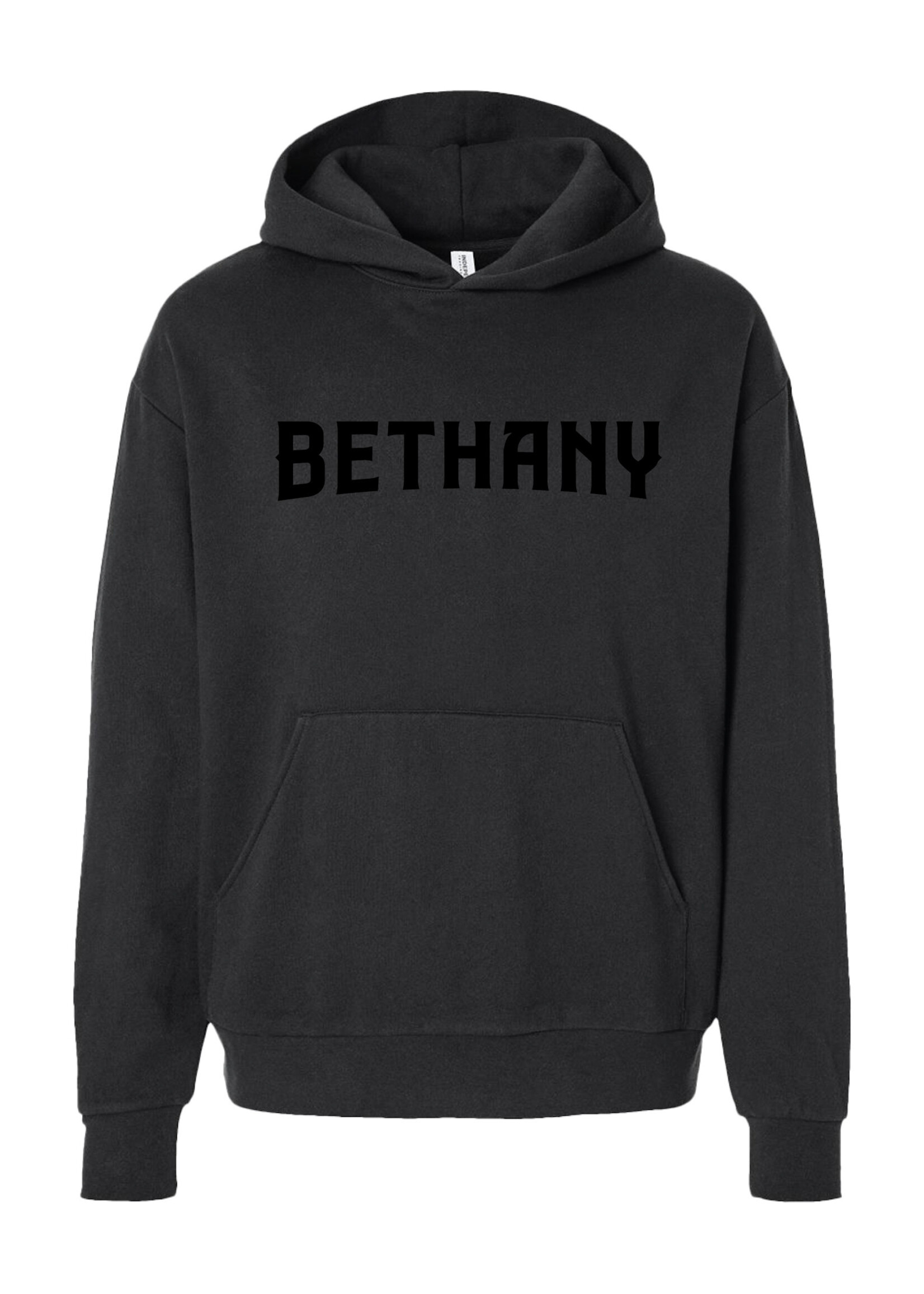 Bethany Unisex Avenue Hooded Sweatshirt - Black