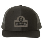 Leather Patch Trucker Cap