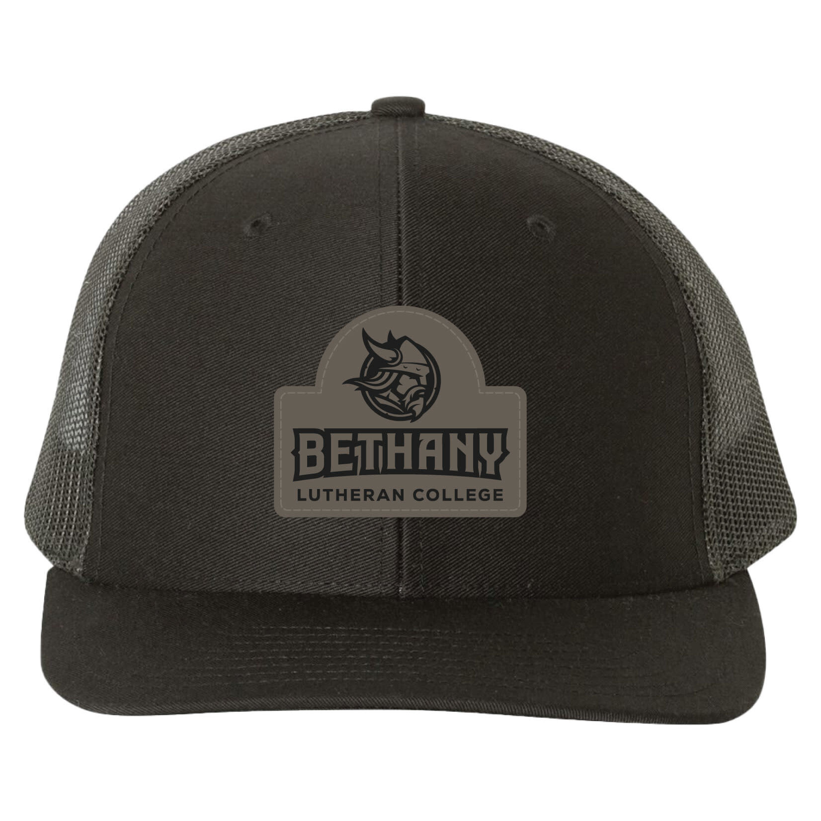 Leather Patch Trucker Cap