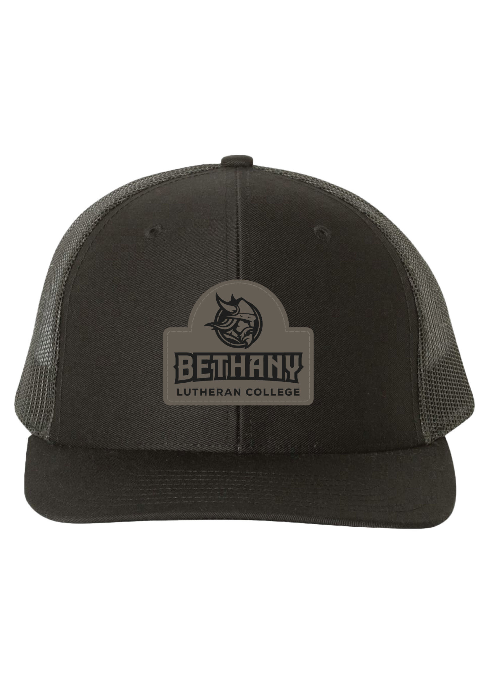 Leather Patch Trucker Cap