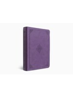 ESV Single Column Journaling Bible, Large Print - TruTone, Lavender, Ornament Design