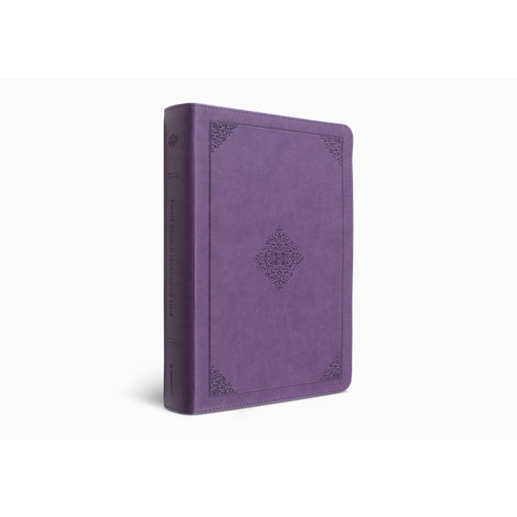 ESV Single Column Journaling Bible, Large Print - TruTone, Lavender, Ornament Design