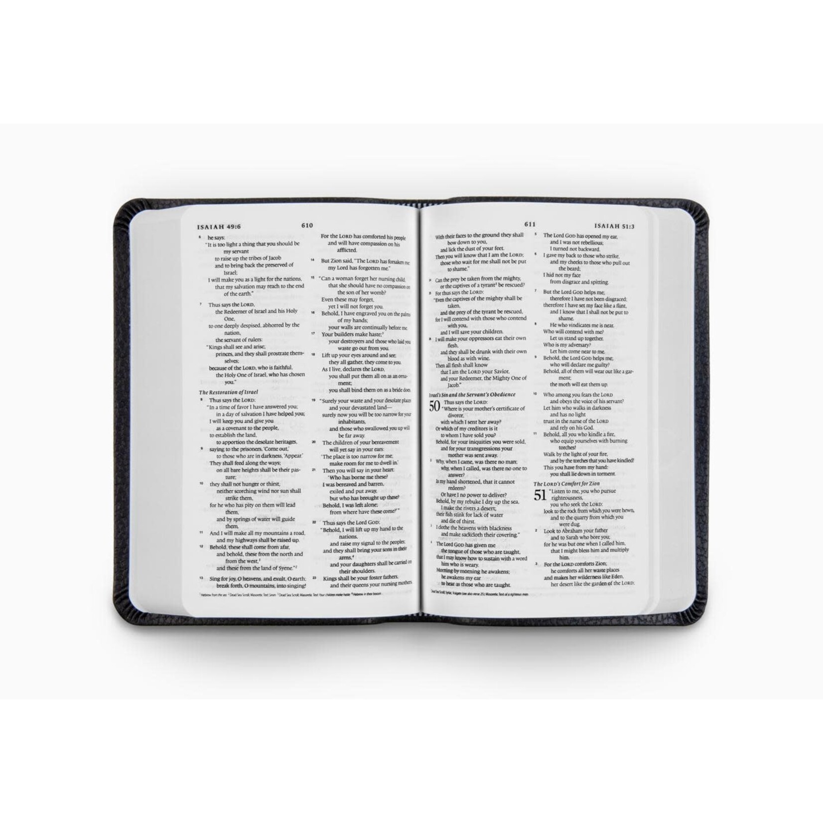 ESV Holy Bible - Value Compact Bible, TruTone Black