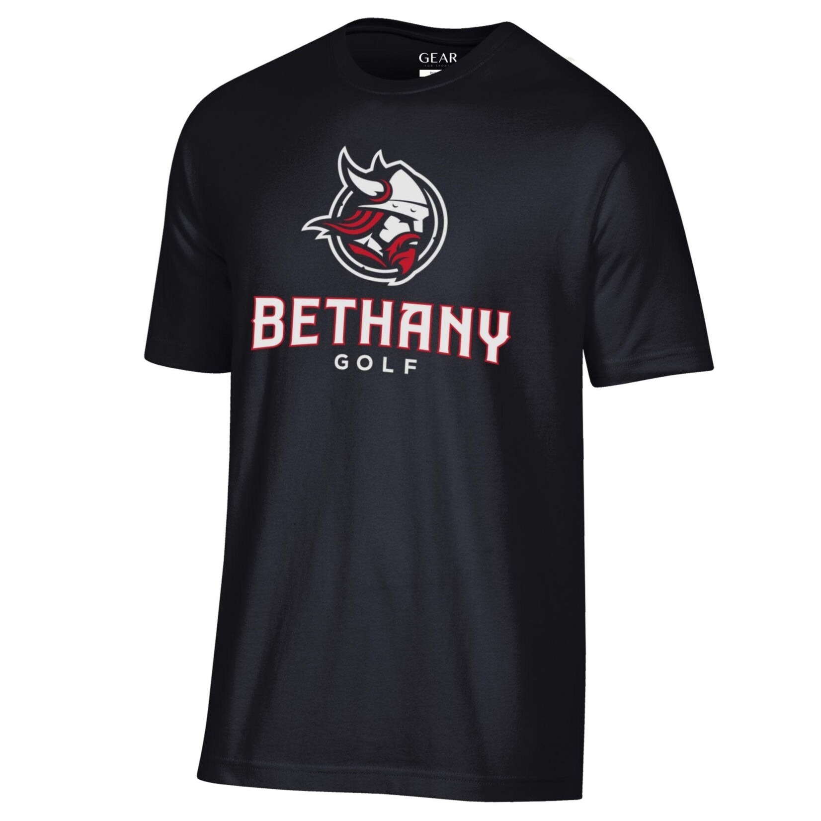 Bethany Vikings Golf- Black  Soft T-shirt