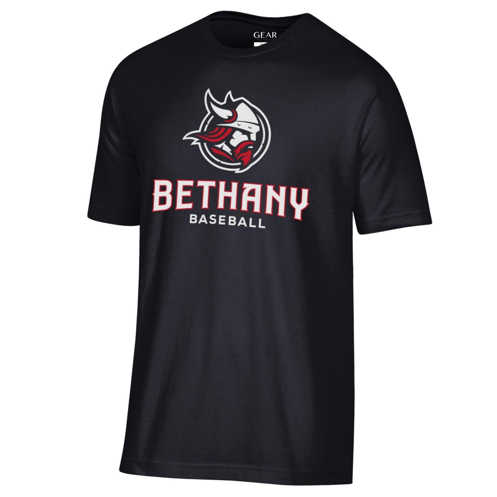 Bethany Vikings Baseball- Black  Soft T-shirt