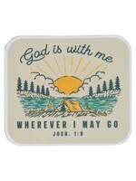 God is with Me Magnet - Joshua 1:9