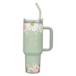 He Restores My Soul 40 oz Stainless Steel Tumbler with Straw - Psalm 23:3