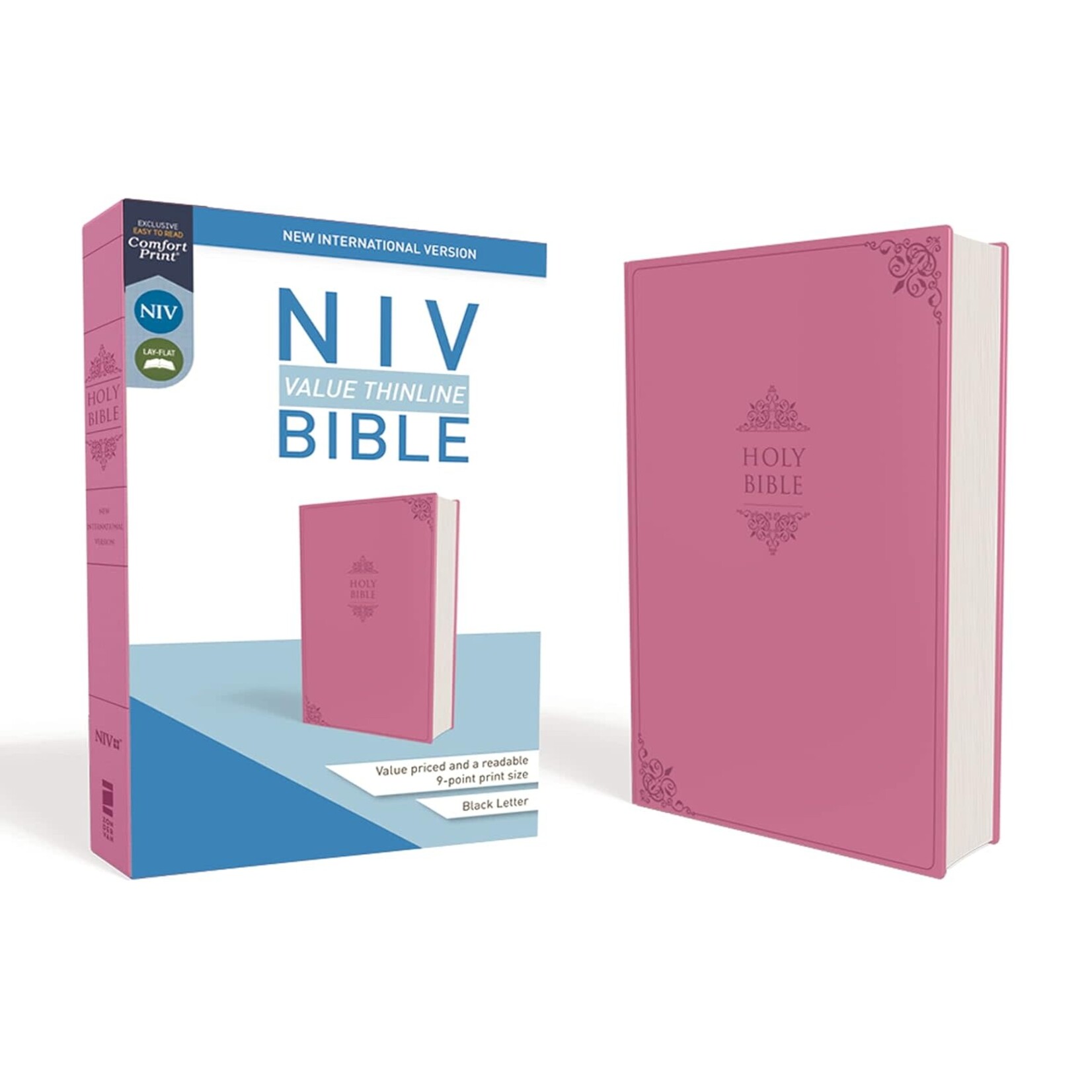 NIV, Value Thinline Bible, Leathersoft, Pink, Comfort Print