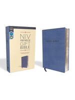 NIV, Premium Gift Bible, Leathersoft, Navy, Red Letter, Comfort Print