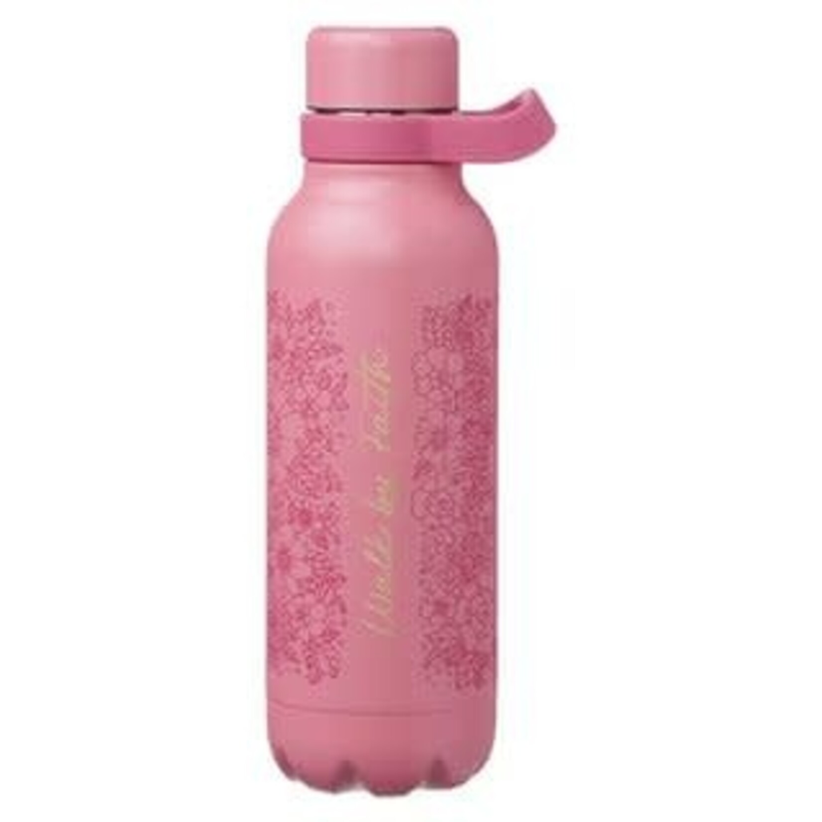 Walk by Faith Rose Floral Stainless Steel Water Bottle