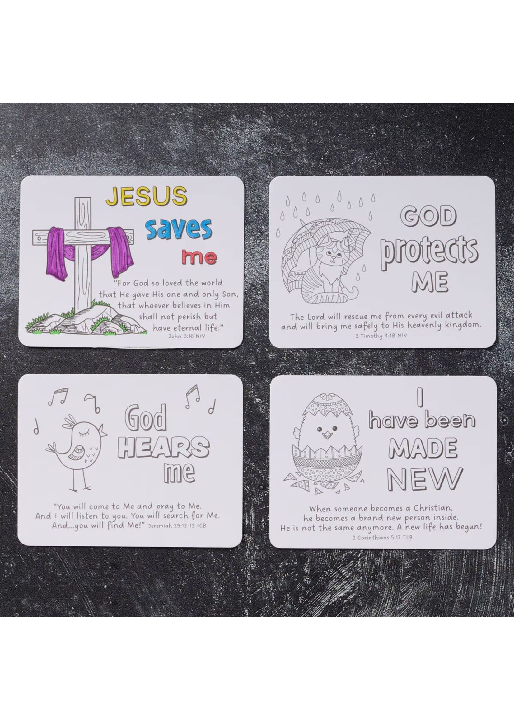 Jesus Loves Me Boxed Coloring Cards