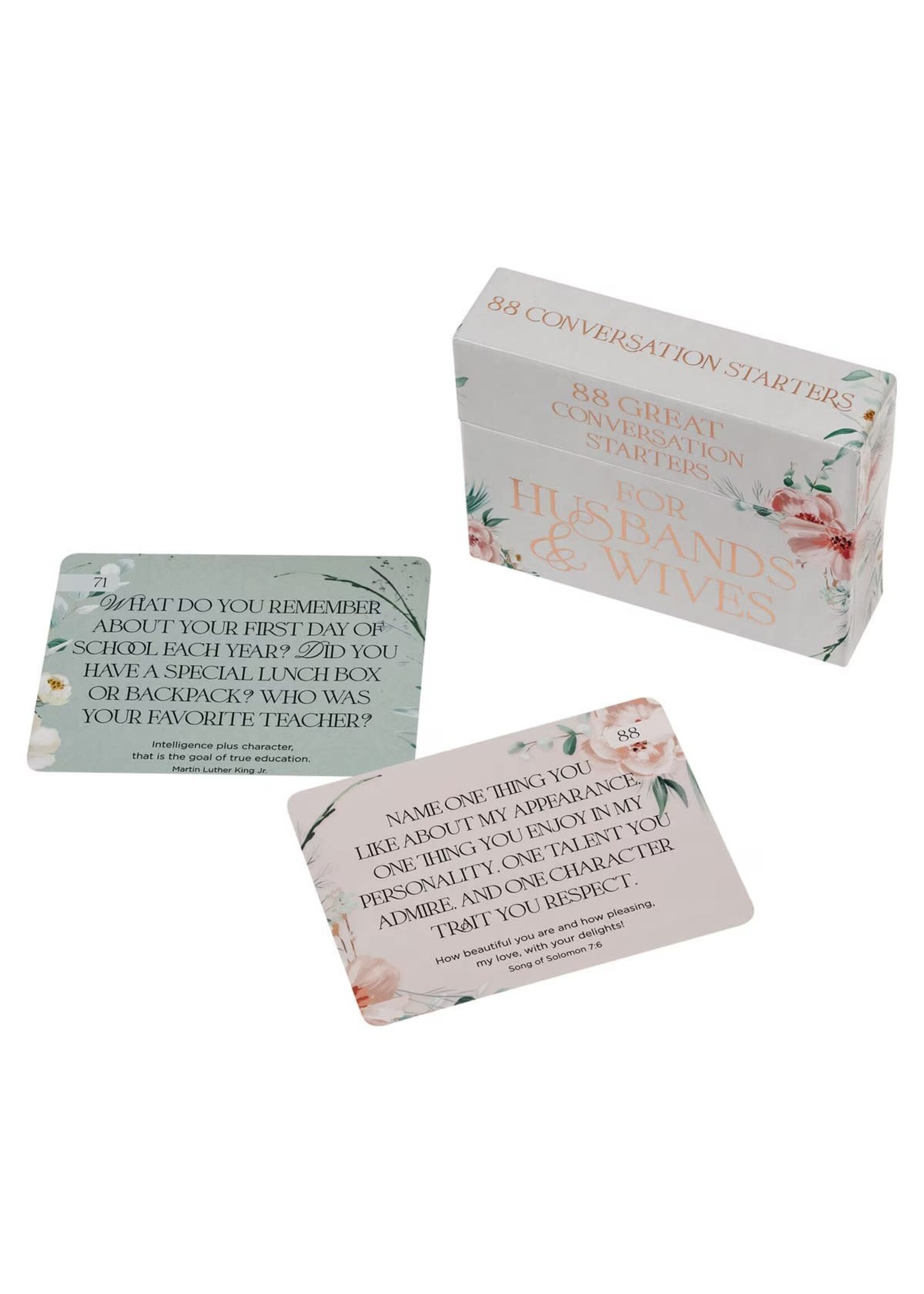 88 Great Conversation Starters for Husbands and Wives