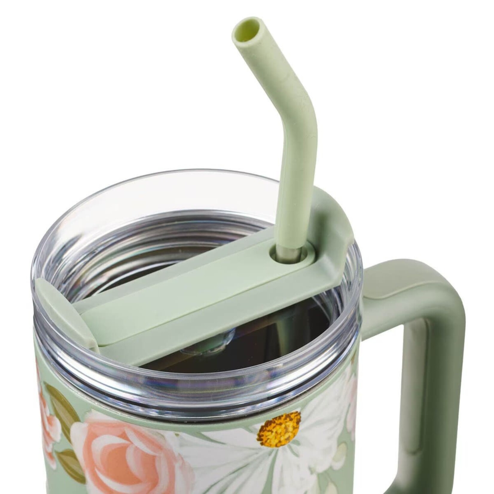 He Restores My Soul 40 oz Stainless Steel Tumbler with Straw - Psalm 23:3