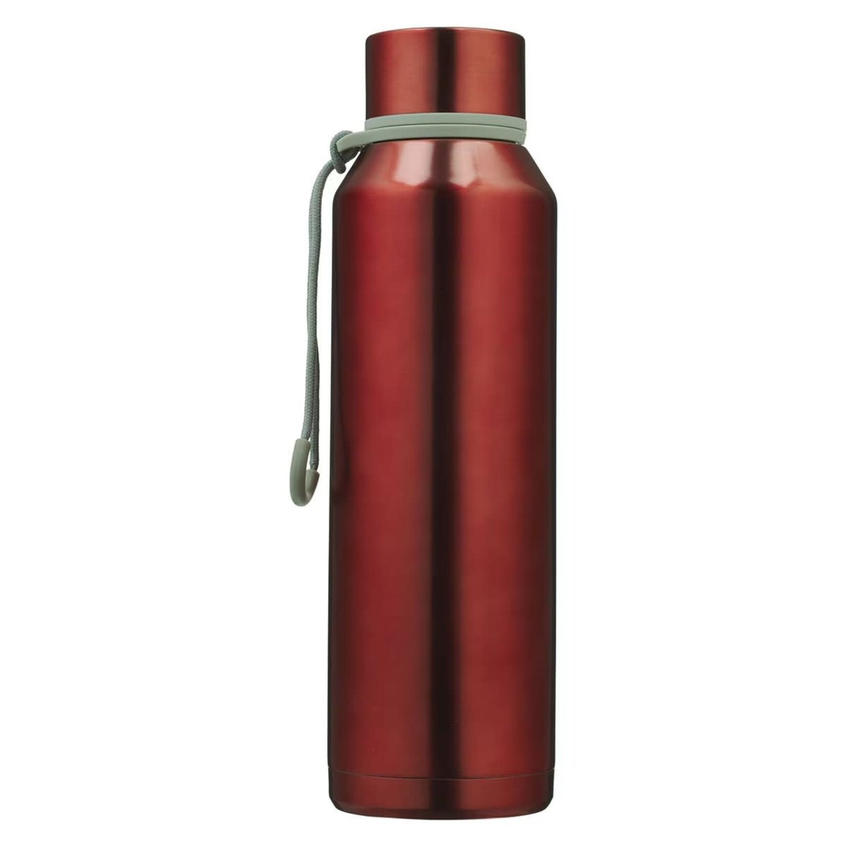 Trust Metallic Pomegranate Red Stainless Steel Water Bottle - Proverbs 3:5
