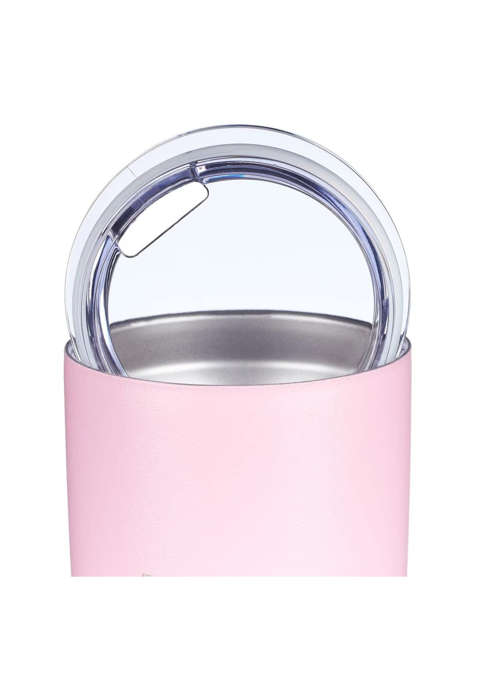 Trust in the Lord - Pink Stainless Steel Travel Mug - Proverbs 3:5
