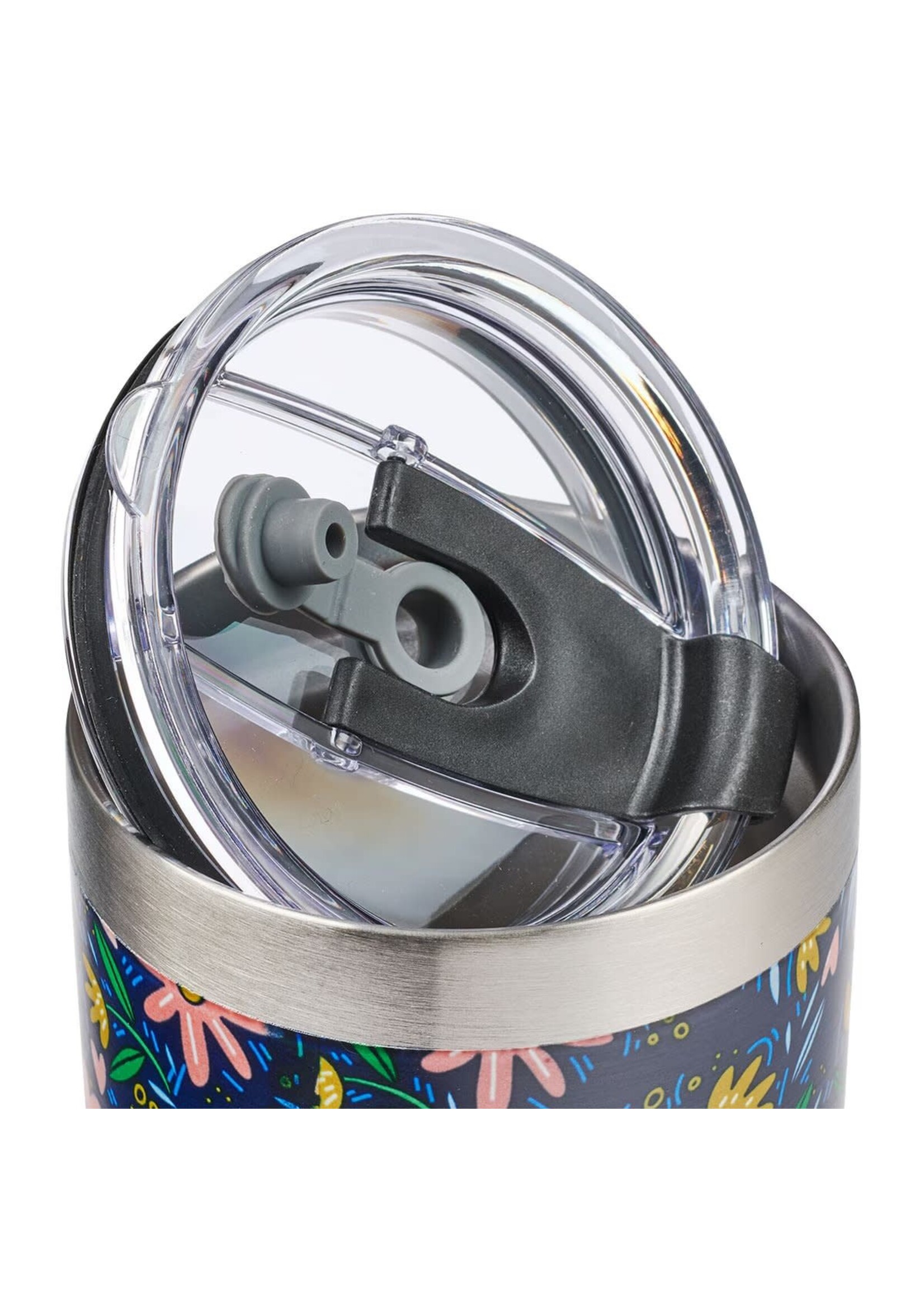 Everything Beautiful Stainless Steel Travel Mug with Reusable Stainless Steel Straw - Ecclesiastes 3:11