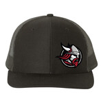 Viking Trucker Cap- Black- Richardson 112 Original MD-LG
