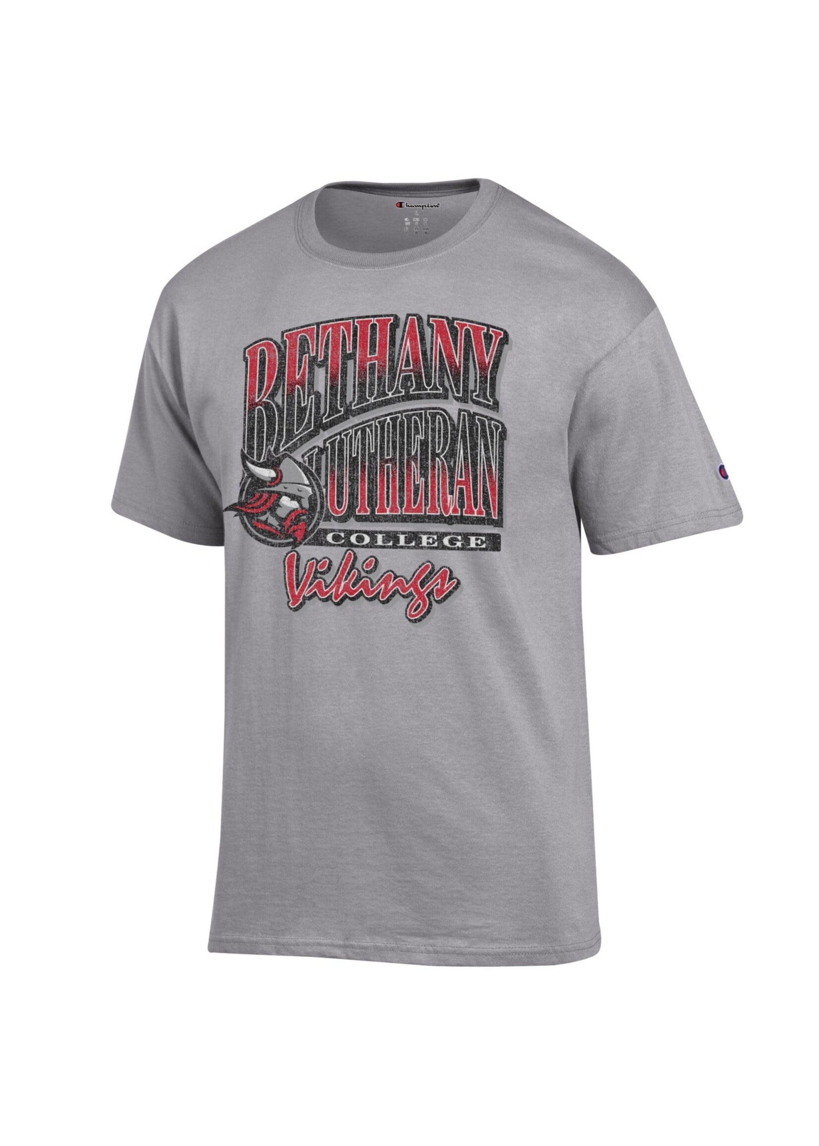 Champion Retro Distressed T - Oxford Grey