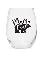 Wine Glass Mama Bear 15 Oz