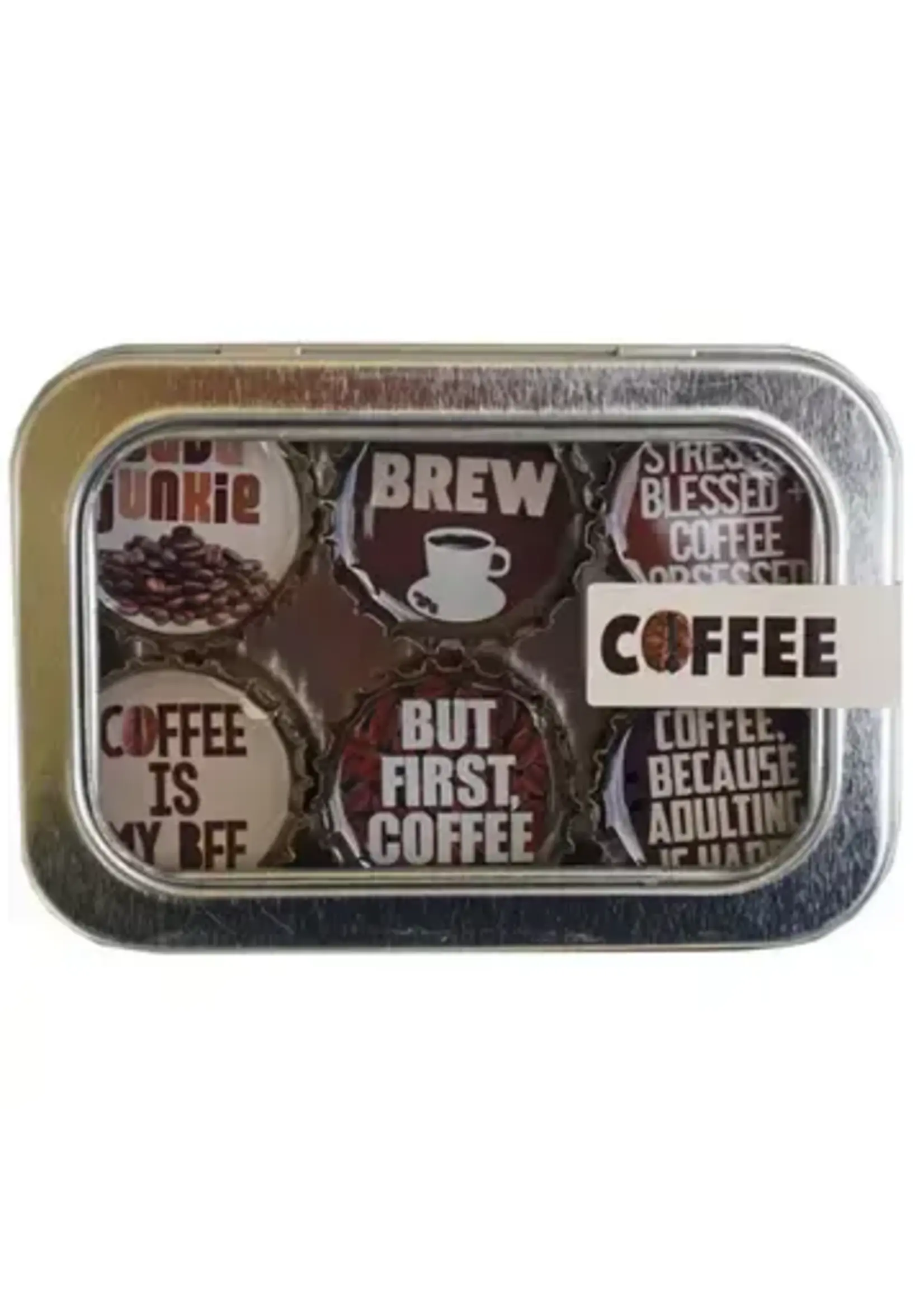 Tin of 6 Handmade Magnets-