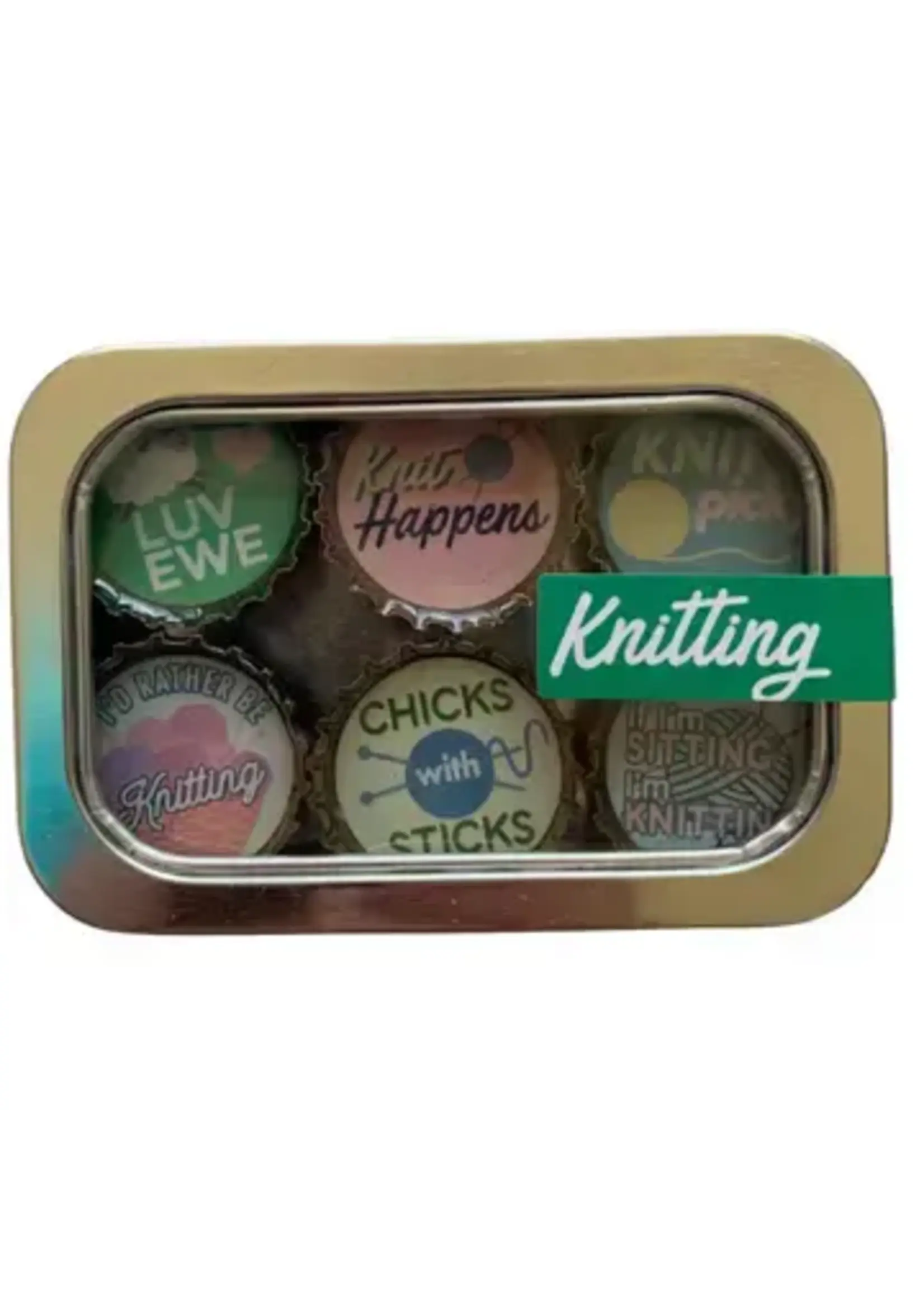 Tin of 6 Handmade Magnets-