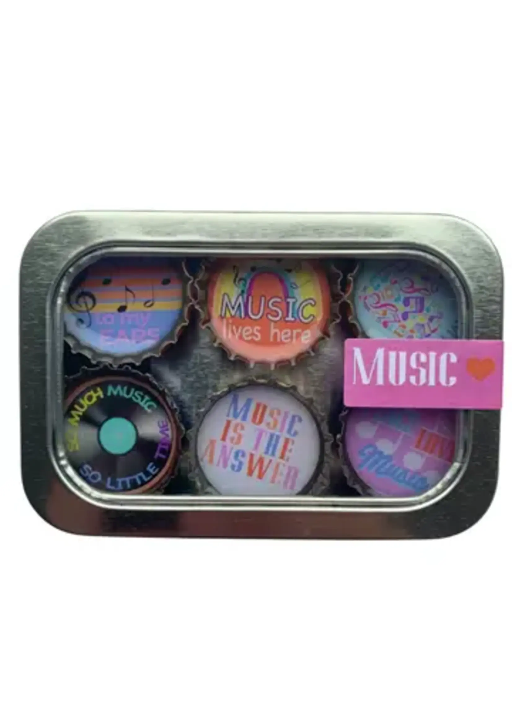 Tin of 6 Handmade Magnets-
