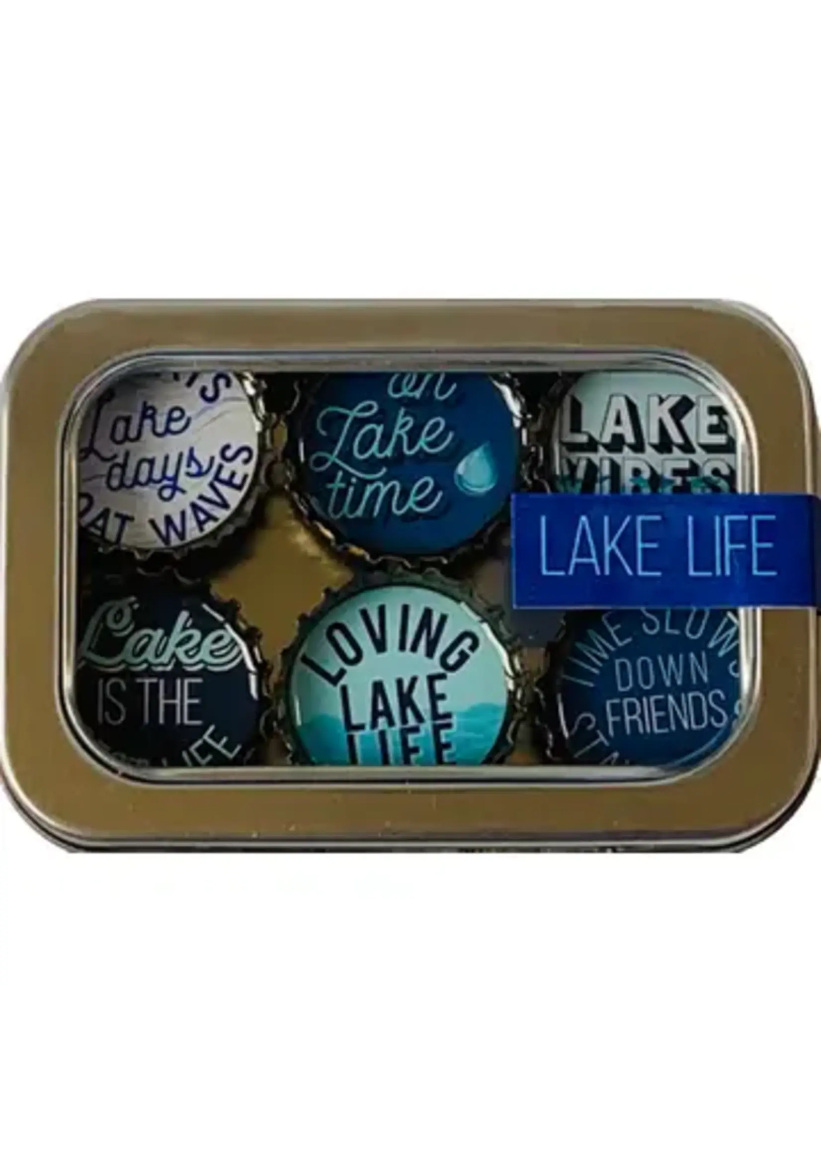 Tin of 6 Handmade Magnets-