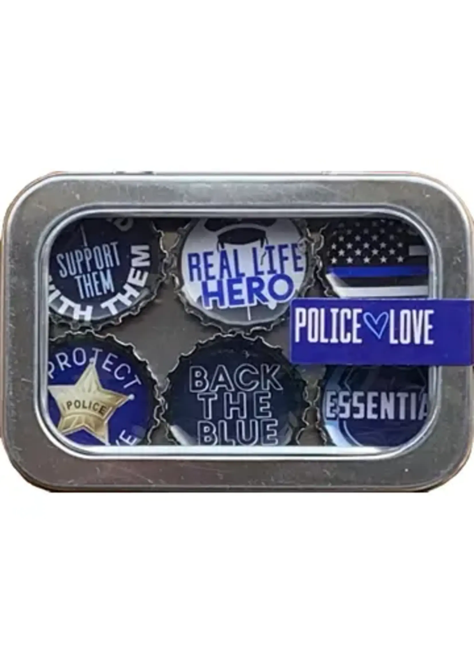 Tin of 6 Handmade Magnets-