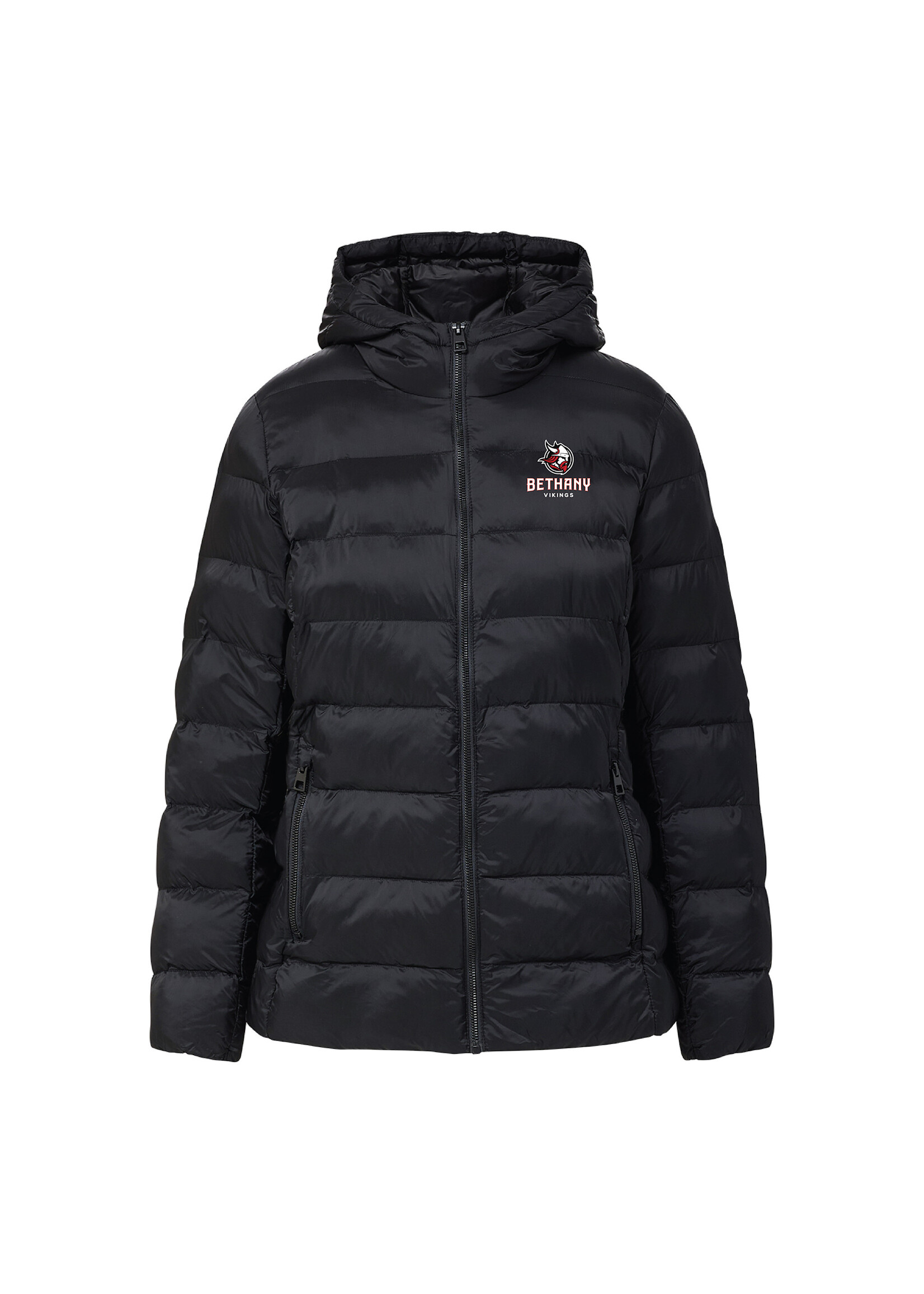 MV Sport Weatherproof Men's Polyfill Puffer Hood Jacket - Black