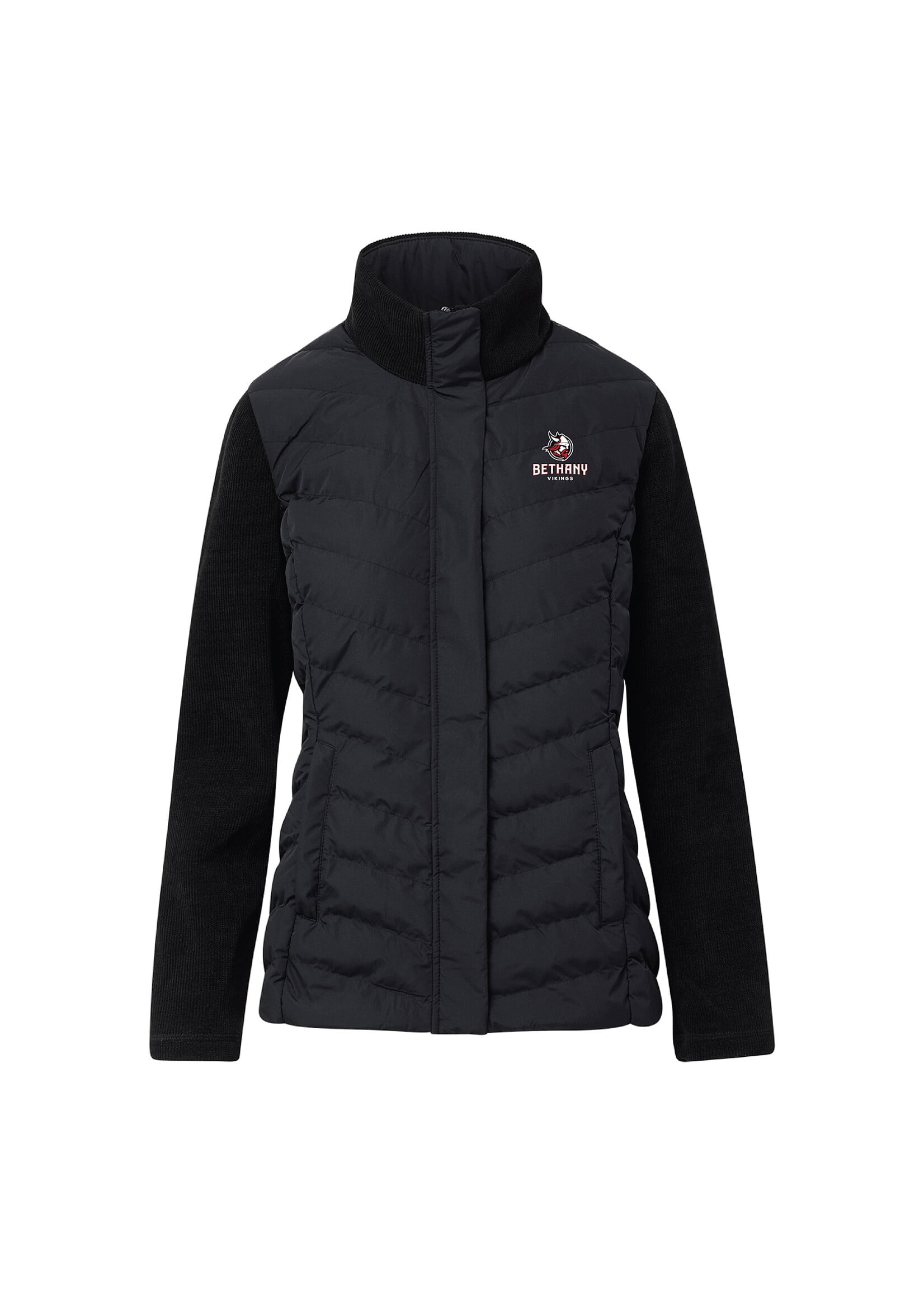 MV Sport Weatherproof Ladies Mixed Media Jacket - Black