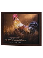 Rooster Mercies 14x11 - Framed Wall Art