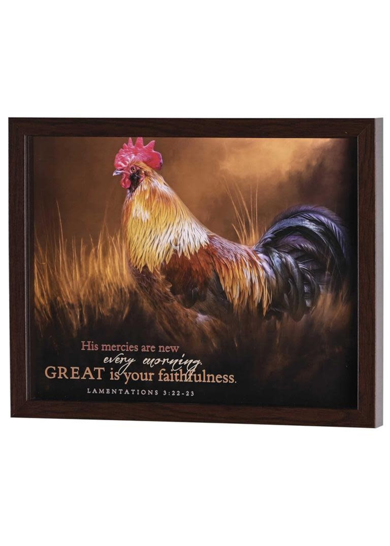 Rooster Mercies 14x11 - Framed Wall Art