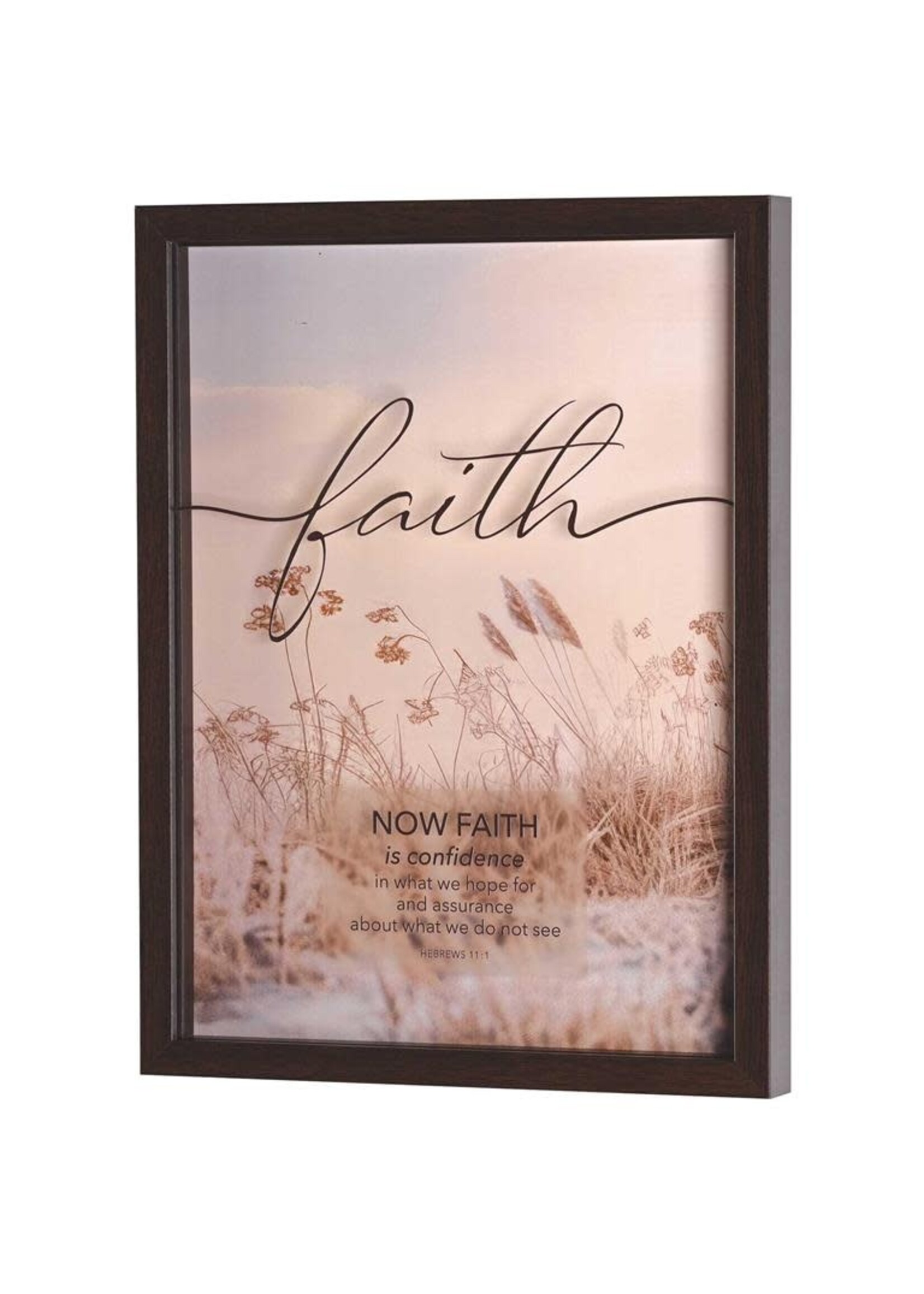 Now Faith Is Confidence- Framed Wall Art