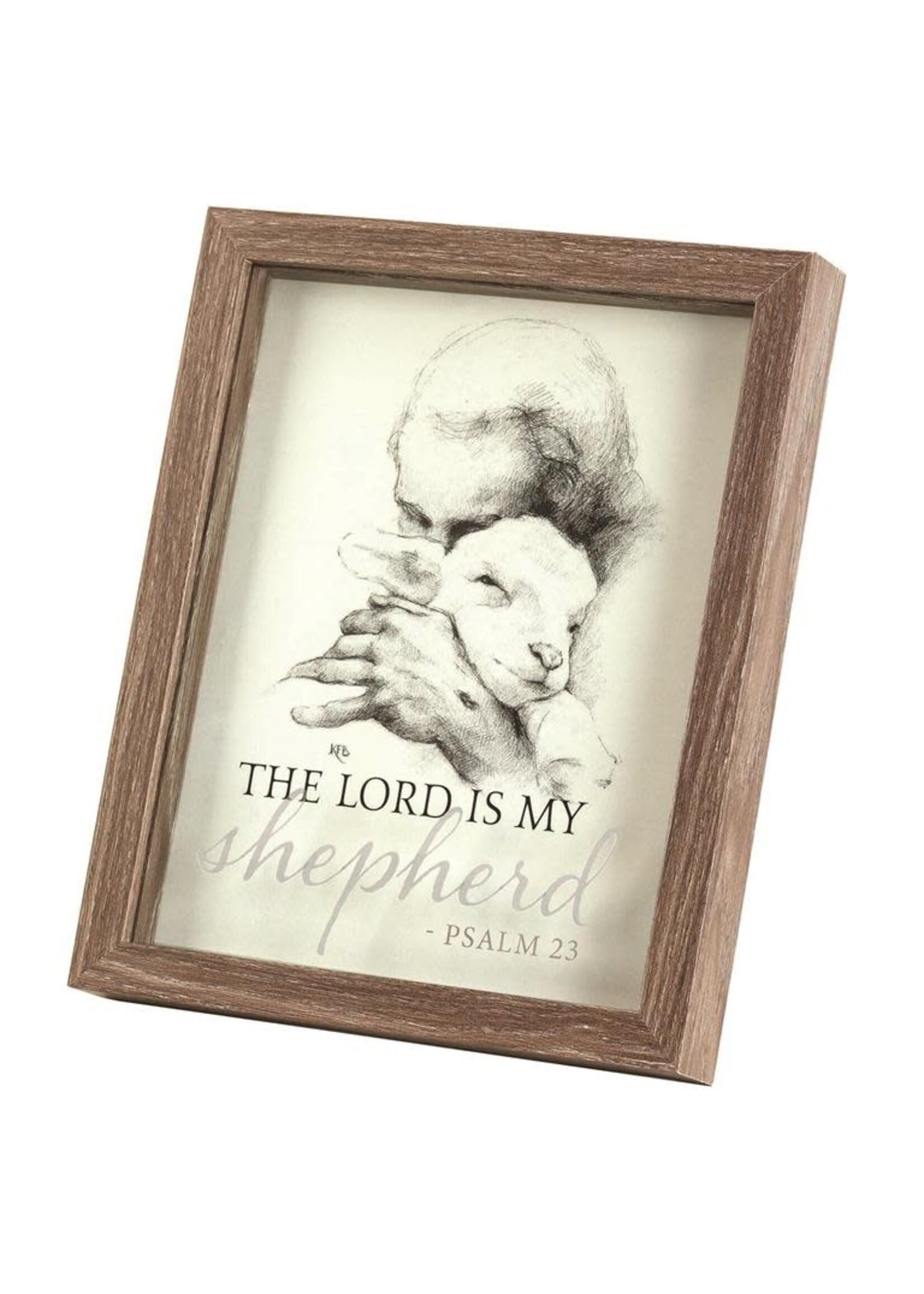Psalm 23 - Framed Wall Art 8x10
