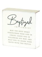 Baptized In Christ Tabletop Plaque
