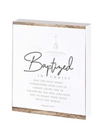 Baptized In Christ Plaque  8"x10"