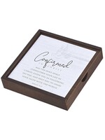 Confirmed In Christ Walnut Memory Box