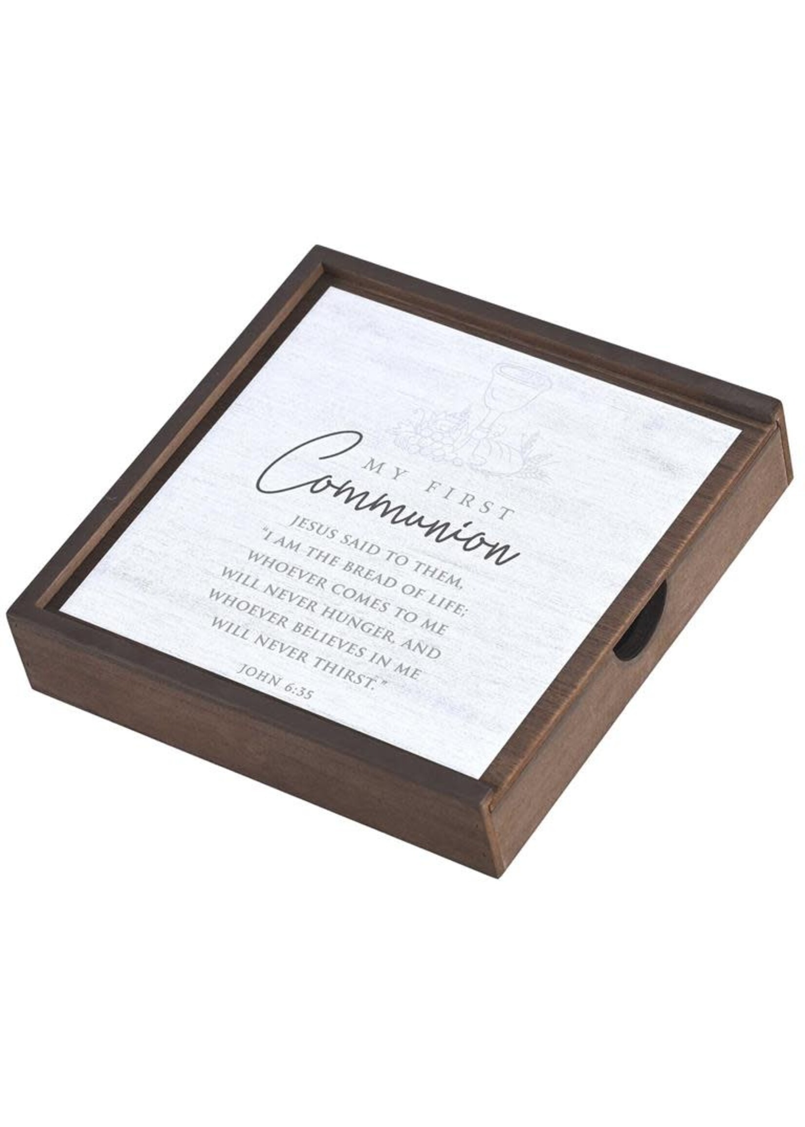 First Communion Memory Box - John 6:35